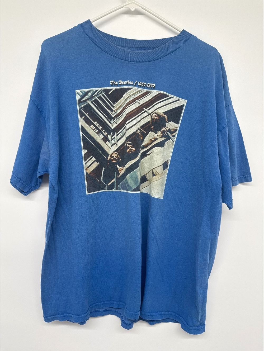The Beatles 1967-1970 Blue Graphic T-Shirt